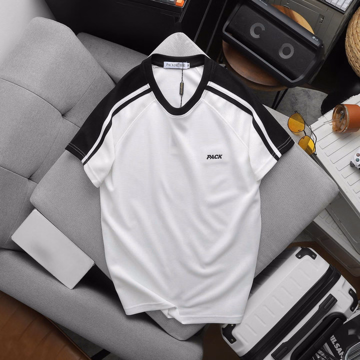 Áo Thun Cổ Tròn Thiết Kế Pack Rl Chất Cotton Tổ Ong - Thời Trang Hc - Ảnh 3