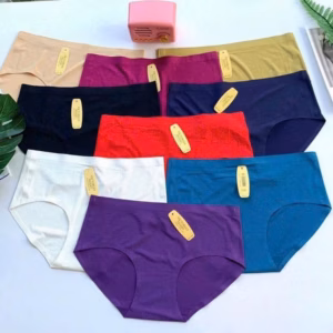 Quần Lót Nữ Không Đường May Cạp Cao Lưng Trơn Chất Thun Lạnh Mát, Co Giãn 4 Chiều, Nhiều Màu - Xim Phạm