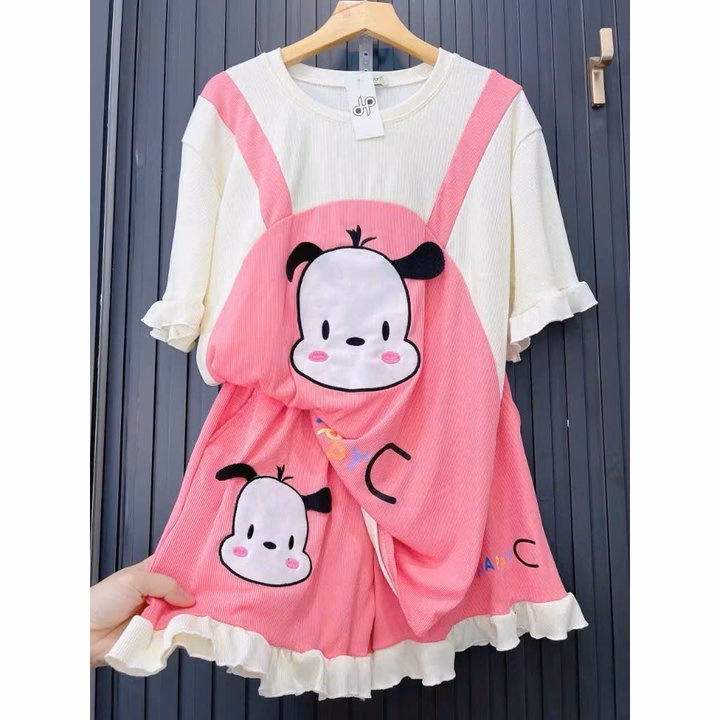 Set Bộ Tăm Lạnh Thêu In Hình Cute Đính Nơ Bt80Hg-Sam Store - Ảnh 5