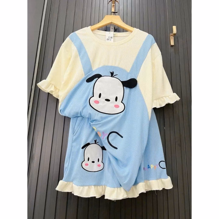 Set Bộ Tăm Lạnh Thêu In Hình Cute Đính Nơ Bt80Hg-Sam Store - Ảnh 6