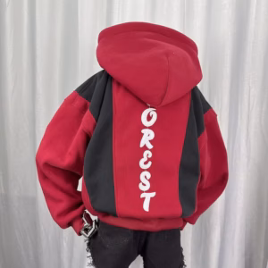 Áo Khoác Nỉ Có Nón Thêu Alo Ở Túi Orest Sau Áo Chất Nỉ Dày Mịn - Htm Fashion