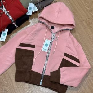 Áo Khoác Nữ Vải Nỉ Dày Dặn Phối Khoá Kéo To Chắc Chắn 4 Túi Tp12 - Phương Store