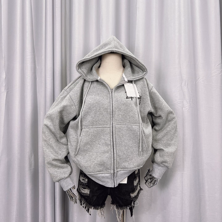 Áo Khoác Hoodie Nam Nữ Có Nón In Chữ Ở Ngực Và Sau Áo - Htm Fashion - Ảnh 6