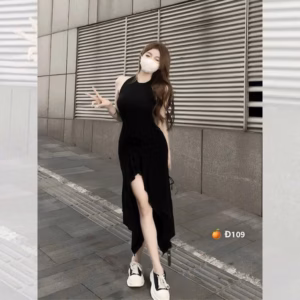 Đầm Ôm Body Thun Tăm Lạnh Sát Nách Xẻ Tà Bt66Bu-Sam Store