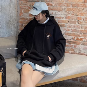 Áo Hoodie Nam Nữ Có Nón Tròng Đầu Thêu Gấu 1849 - Htm Fashion