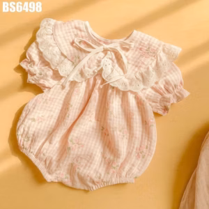 Set Body Cổ Rời Nơ Hoa Kèm Turban Cho Bé Gái Sơ Sinh 1 2 Tuổi Từ 3-11Kg Dành Cho Bé Gái