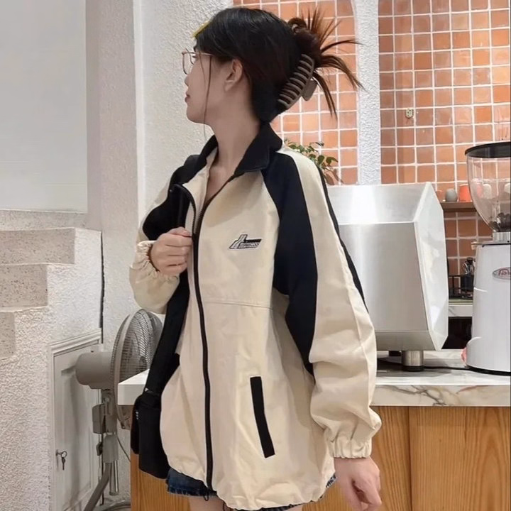 Áo Khoác Dù Mero Nam Nữ 2 Lớp Không Nón Họa Tiết Chữ Ở Ngực - Htm Fashion - Ảnh 2