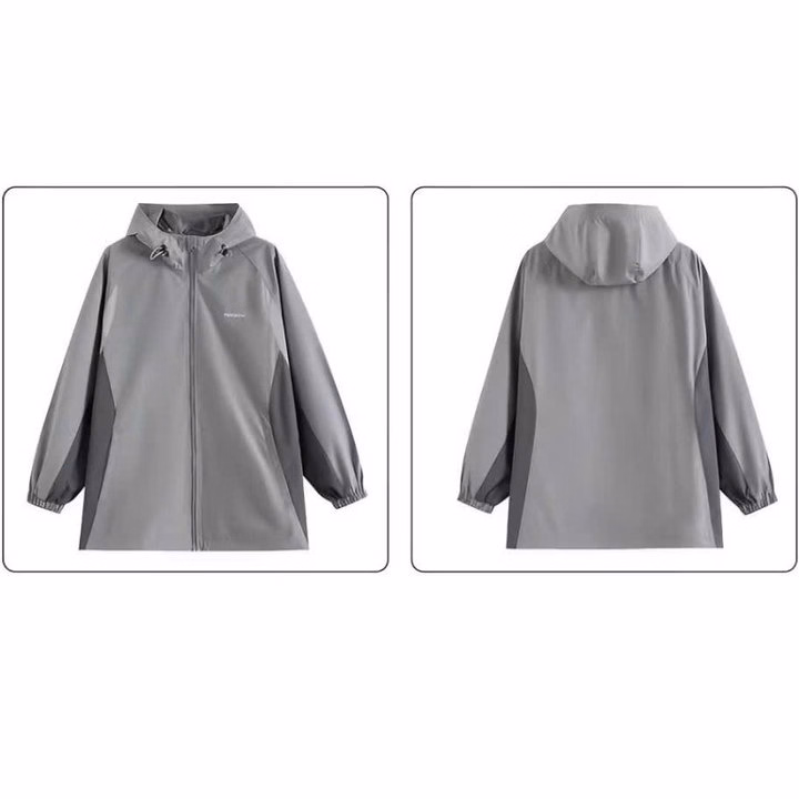 Áo Khoác Dù Nam Nữ Reocha Phối Dây Rút Form Rộng 2 Lớp Có Mũ Ug70Ji-Nana House - Ảnh 7