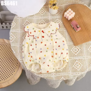 Body Chấm Bi Nhiều Màu Cho Bé Gái Sơ Sinh 1 2 Tuổi Từ 5-13Kg Dành Cho Bé Gái