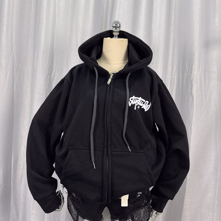 Áo Khoác Hoodie Nam Nữ In Studio 2 Mặt Trước Sau Áo Có Nón Chống Nắng - Htm Fashion - Ảnh 2