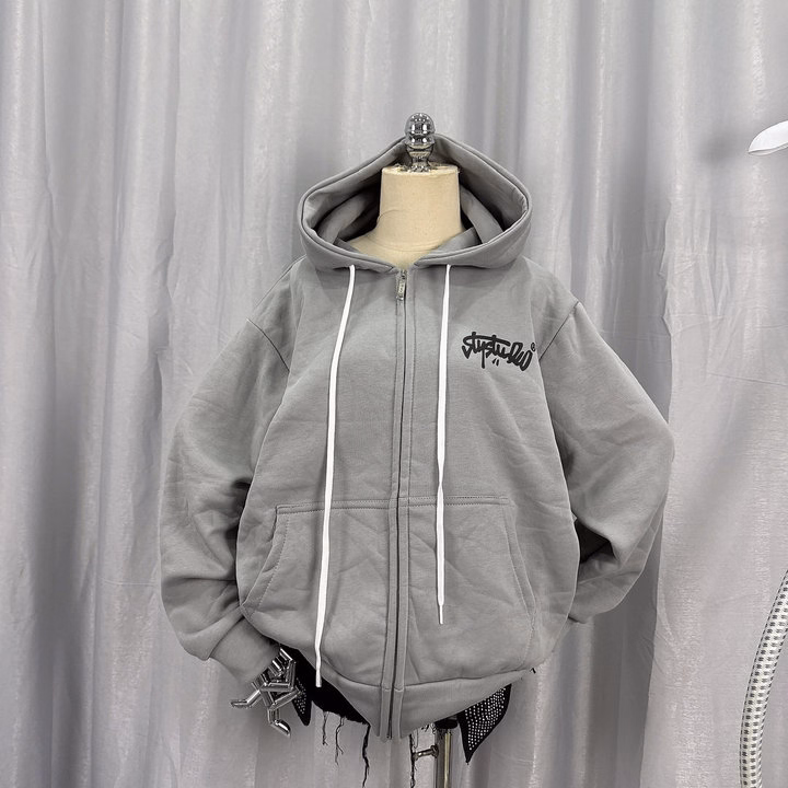 Áo Khoác Hoodie Nam Nữ In Studio 2 Mặt Trước Sau Áo Có Nón Chống Nắng - Htm Fashion - Ảnh 7
