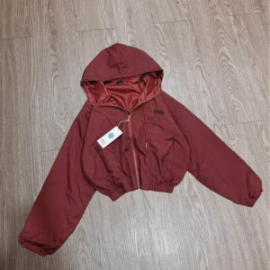 Áo Khoác Dù Nhăn 2 Lớp Form Lửng Có Mũ Thêu Chữ Mimi Tp42 - Golden Dream