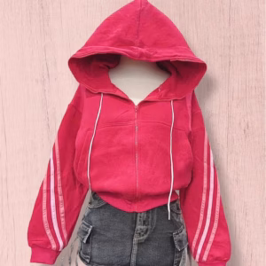 Áo Khoác Nỉ Nữ Phối Viền Xéo Tay Cổ Cao Có Túi Trong Tay Xỏ Ngón Tp52 - Golden Dream