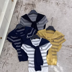 Áo Dệt Kim Cổ Tròn Cộc Tay Tặng Kèm Khăn Thời Trang- Chipxinhxk