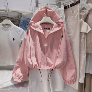 Áo Gió Nữ 2 Lớp Croptop Thêu Ngựa Thời Trang - Chipxinhxk