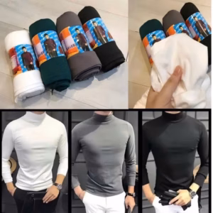 [Combo 3 Áo] Áo Giữ Nhiệt Nam Thu Đông 3 Màu Đen Trắng Xám Dài Tay Cổ Cao Co Giãn Thoải Mái Không Bai Xù