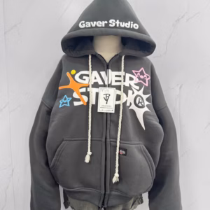 Áo Khoác Hoodie Nỉ Xk Nam Nữ Có Túi Trong In Nổi Chữ Gaver Studio - Htm Fashion