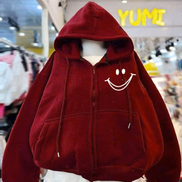 Tổng Hợp Các Mẫu Áo Khoác Nỉ Mùa Đông Form Rộng Tay Dài Nam Nữ Mũ To - Ảnh 5