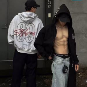 Áo Khoác Hoodie Nam Nữ Form To In Số 69 Chất Nỉ Bông Có Dây Kéo Phao - Htm Fashion