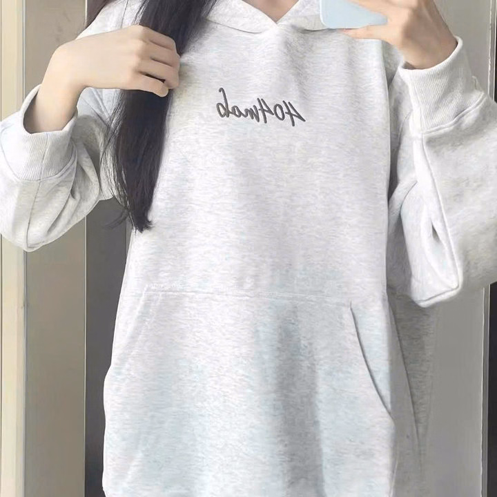 Áo Khoác Hoodie Nam Nữ Có Nón Tròng Đầu Logo Thêu 404Mob - Htm Fashion - Ảnh 4