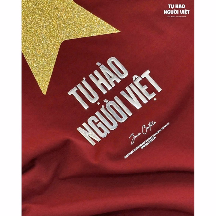 (Giao Ngay)Áo Thun Cờ Đỏ Sao Vàng Tự Hào Người Việt Yêu Nước Nồng Nàn, Form Suông Cotton Tuto5 Classic Atvn02 - Ảnh 6
