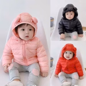 Áo Phao Giữ Ấm, Áo Khoác Mùa Đông Cho Bé Trai Bé Gái Siêu Nhẹ