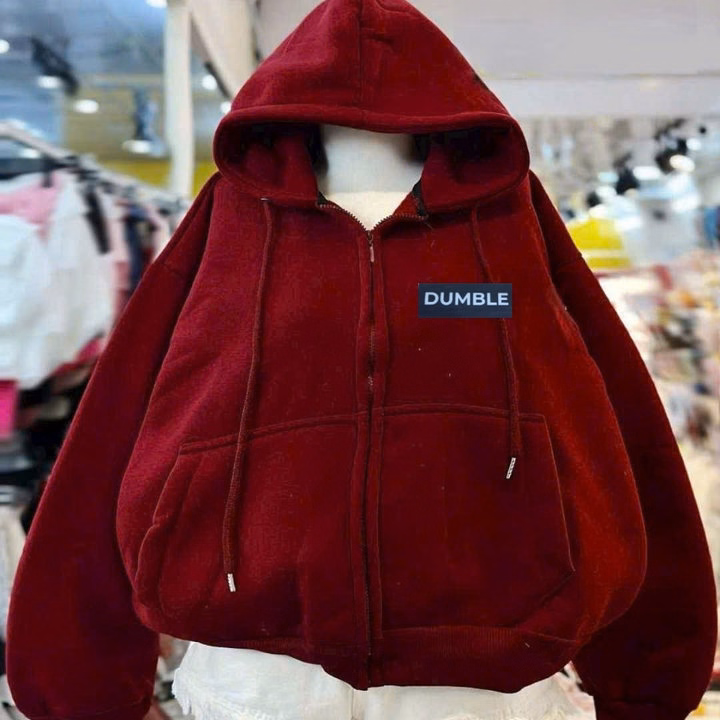 Tổng Hợp Áo Khoác Mùa Đông Nam Nữ Mũ 2 Lớp -Màu Đỏ - Ảnh 2