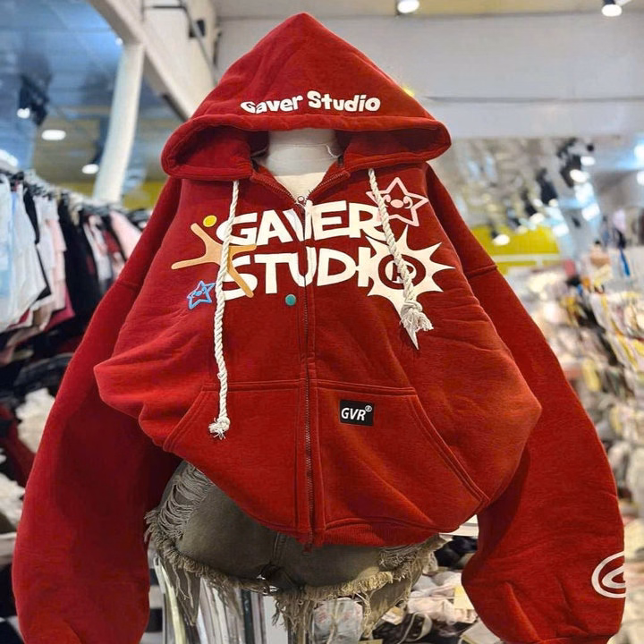 Tổng Hợp Áo Khoác Mùa Đông Nam Nữ Mũ 2 Lớp -Màu Đỏ - Ảnh 8