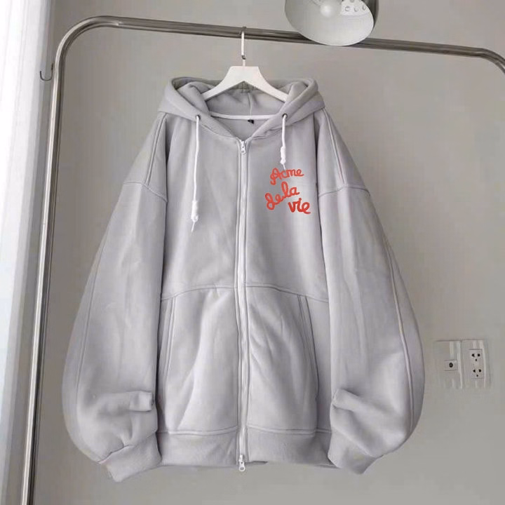 Tổng Hợp Áo Khoác Nỉ Hoodie Mùa Đông Nam Nữ- Chữ Dela - Ảnh 2