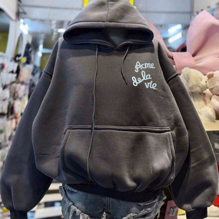 Tổng Hợp Áo Khoác Nỉ Hoodie Mùa Đông Nam Nữ- Chữ Dela - Ảnh 8