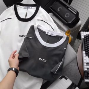 Áo Thun Cổ Tròn Thiết Kế Cao Cấp Pack Viền Vai Chất Cotton- Thời Trang Hc