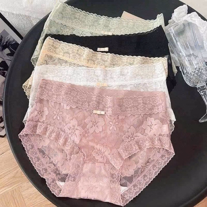 Sét 10 Quần Lót Ren Hoa Mai Sang Trọng, Mềm Mịn Không Gây Ngứa Hay Khó Chịu. - Ảnh 3