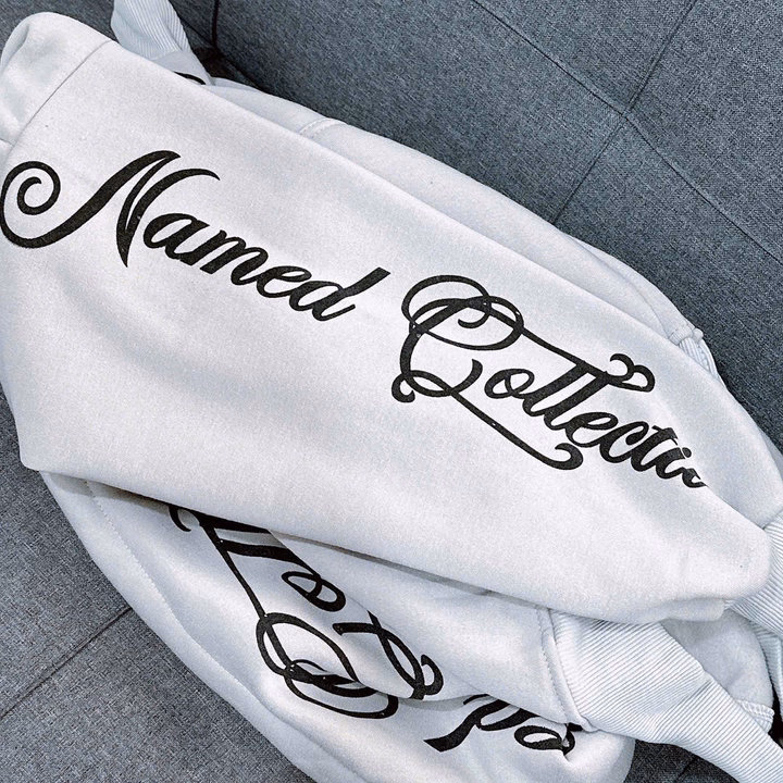 Áo Khoác Nữ Vải Nỉ Ngoại Mềm Mịn In Chữ Mũ Và Tay Form Boxy, Túi Trong Rộng Tp49 - Ảnh 7