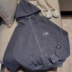 Áo Khoác Nỉ Boxy Hoodie Nam Nữ Có Nón To Dày Thêu On - Htm Fashion