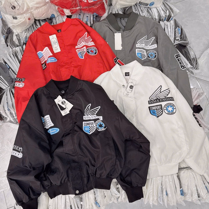 Áo Khoác Dù Bomber Nam Nữ 2 Lớp In Ssma Engine - Htm Fashion - Ảnh 4