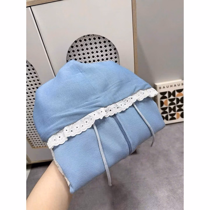 Áo Khoác Nhung Tăm Dày Dặn Nữ Phối Viền Ren Mũ Xinh Xắn, Có Túi Trong Tp498 - Golden Dream - Ảnh 5