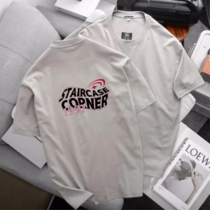 Áo Thun Oversize Corner Chất Cotton Co Giãn 2 Chiều P319 - Lady'S Passion