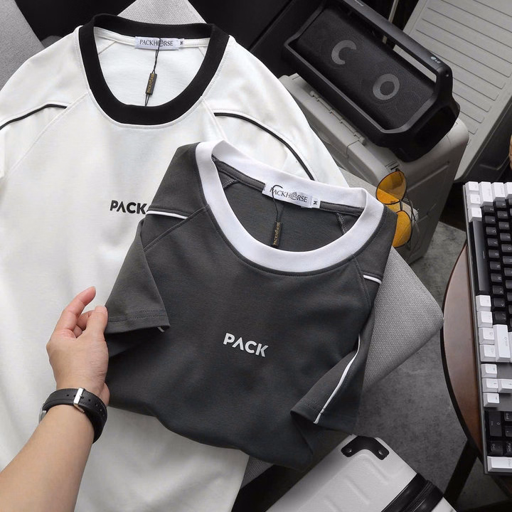 Áo Thun Cổ Tròn Pack Viền Vai Chất Cotton Khô Co Giãn 2 Chiều P328 - Lady'S Passion - Ảnh 10