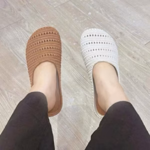 Dép Sục Nữ Đi Mưa Đan Rọ Chất Su Mềm Siêu Êm Chân Qccc Fullbox