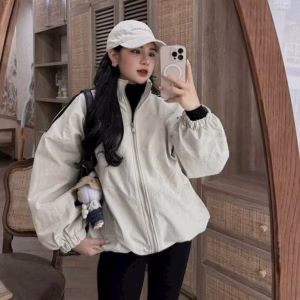 Áo Khoác Gió 2 Lớp Trần Bông Mã Mới Siêu Hót Dành Cho Cả Năm Và Nữ Thời Trang-Chipxinhxk