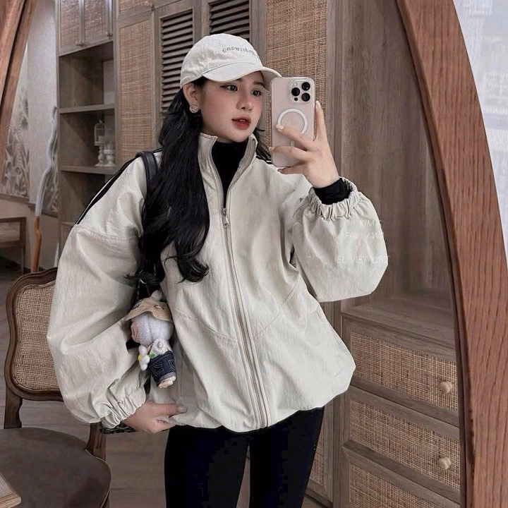 Áo Khoác Gió 2 Lớp Trần Bông Mã Mới Siêu Hót Dành Cho Cả Năm Và Nữ Thời Trang-Chipxinhxk