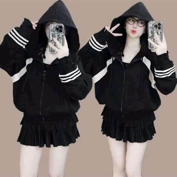 Áo Khoác Gió Thiết Kế Bo Gấu _Tay Áo Mẫu Mới Thời Trang-Chipxinhxk - Ảnh 3