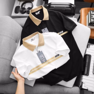 Áo Thun Cổ Bẻ Form Body Srb13 Line Chất Cá Sấu Lạnh P336 - Lady'S Passion