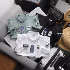 Áo Thun Cổ Bẻ Form Body Srb16 Chất Cá Sấu Lạnh Co Giãn 4 Chiều P341 - Lady'S Passion