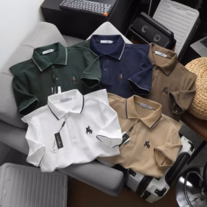 Áo Thun Cổ Bẻ Ribbed Chất Cá Sấu P343 - Lady'S Passion