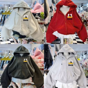 Tổng Hợp Các Mẫu Khoác Nỉ Có Khoá Kéo Form Rộng Nam Nữ Mũ 2 Lớp