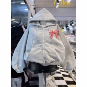 Khoác Nỉ Có Khoá Kéo Form Rộng Nam Nữ Mũ 2 Lớp