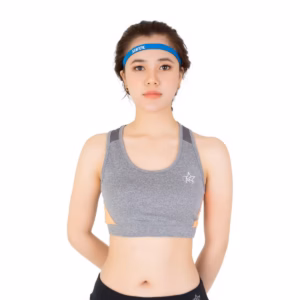 Bộ Tập Thể Thao Nữ Quần Lỡ Áo Bra Phối Lưới Dl1103 Màu Xám - Ansa Sport