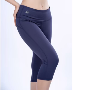 Quần Tập Legging Lửng Thể Thao Nữ Trơn An Sa Chỉ Nổi Nâng Mông - Ansa Sport