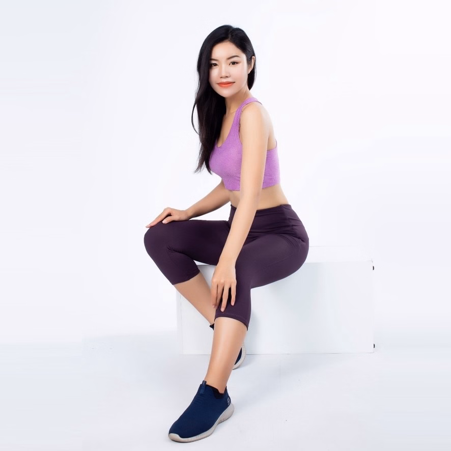 Quần Tập Legging Lửng Thể Thao Nữ Trơn An Sa Chỉ Nổi Nâng Mông - Ansa Sport - Ảnh 5